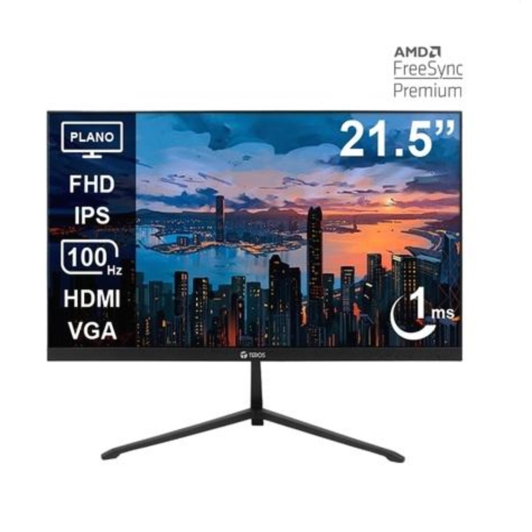 MONITOR PLANO TEROS 21.5